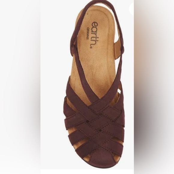 Earth Origins Shoes - Earth Origins Women's Berri Woven Slingback Sandals size  10.5 goblincore